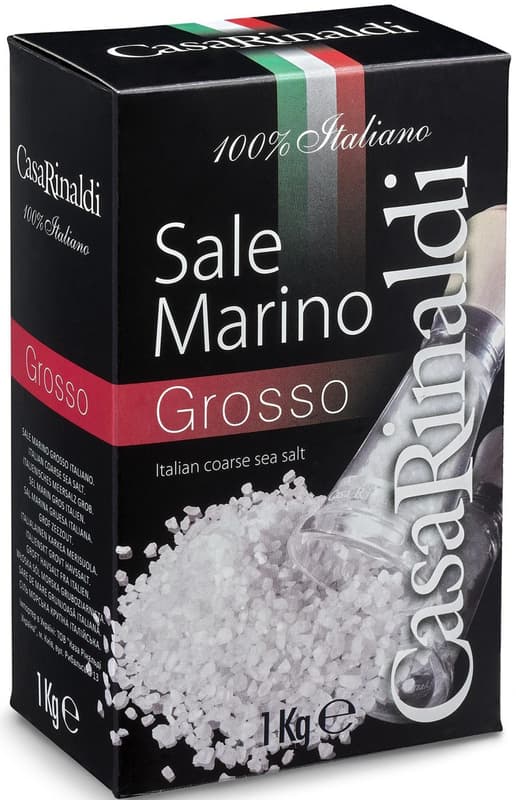 Casa Rinaldi Coarse sea salt for cooking 100% Italian