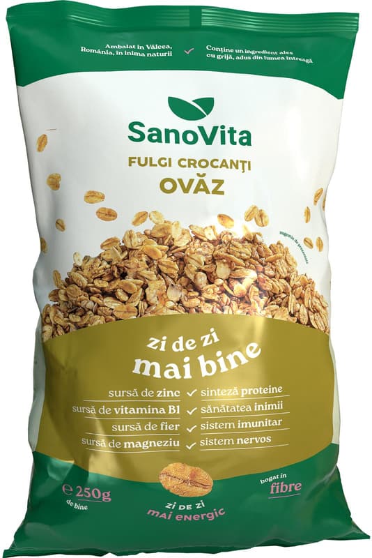 SanoVita Fulgi crocanti de ovaz