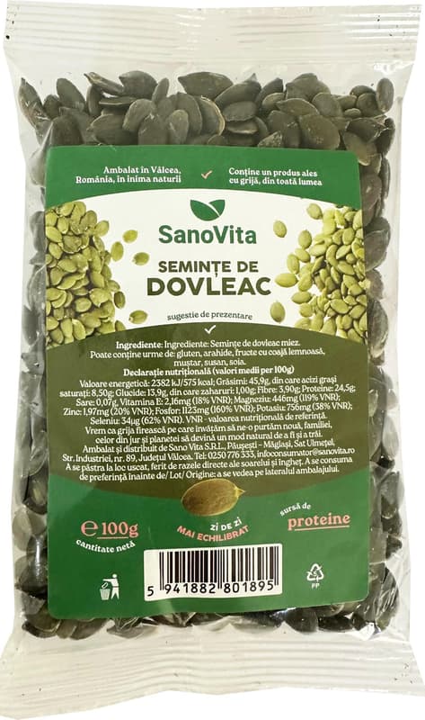 SanoVita Seminte de dovleac