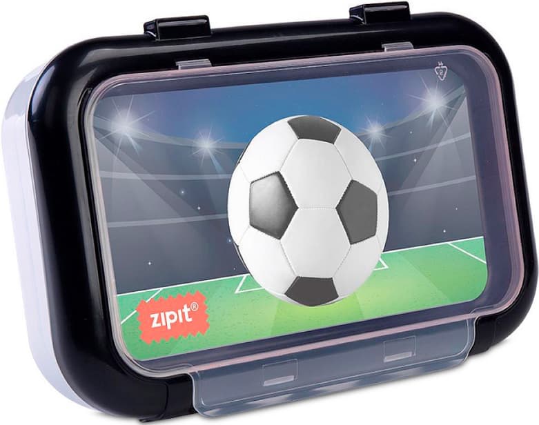 ZIPIT Cutie 2 compartimente, Recycled - Soccer Field