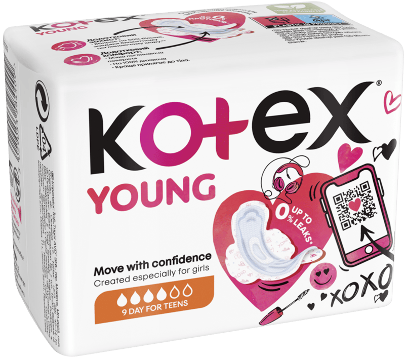 Kotex Young Day Absorbent Pads