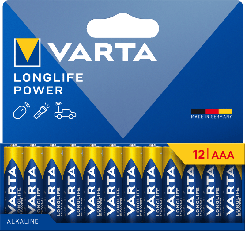 Varta Longlife Power AAA Batteries
