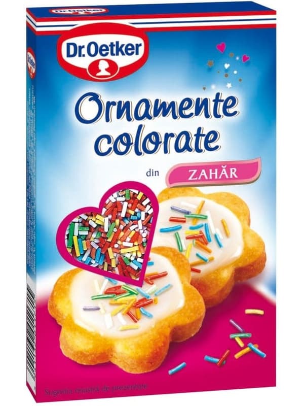 Dr.Oetker Ornamente colorate din zahar