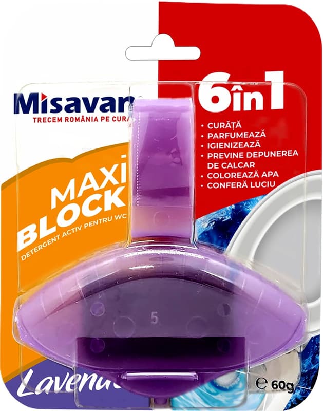 Misavan Maxi Block Toilet Air Freshener, Laundry