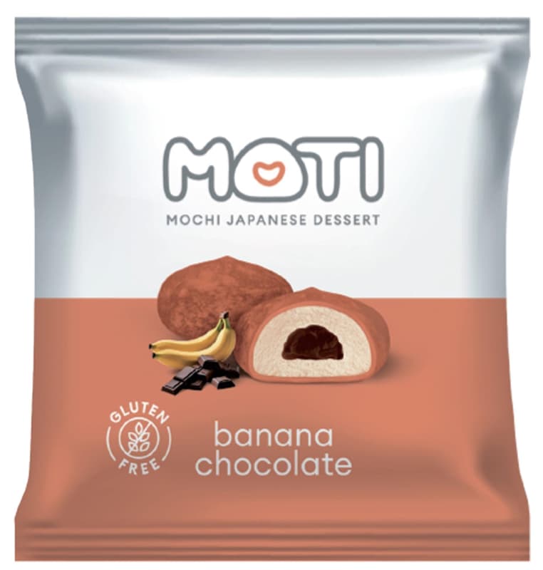 Moti Mochicu banana flavor with chocolate
