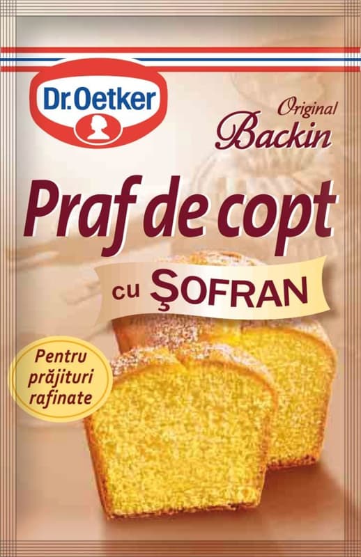 Dr. Oetker Baking Powder with saffron
