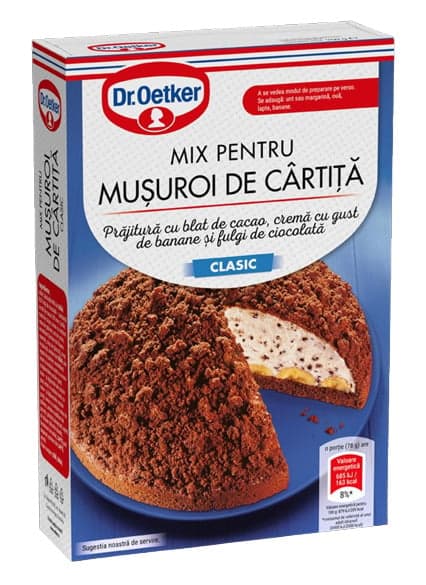 Dr.Oetker Mix pentru prajitura Musuroi de cartita
