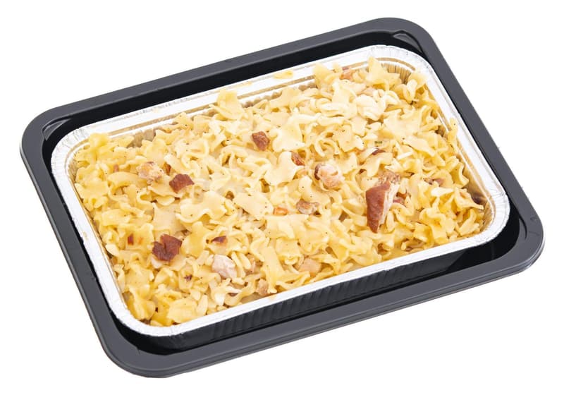 Pappudia Baked Pasta with smoked meat and eggs