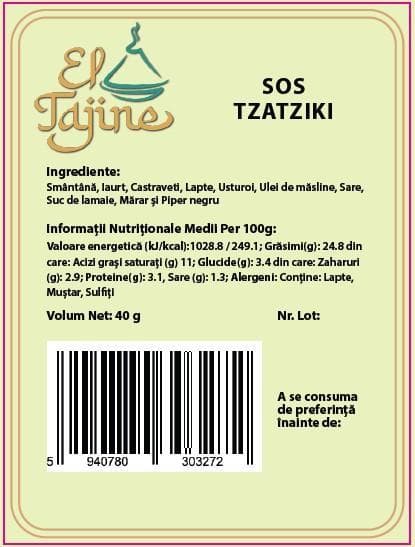 El Tajine Sos tzaziki