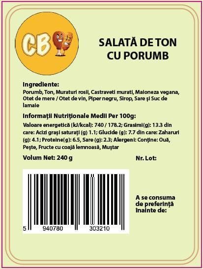 Crave Bites Salata de ton cu porumb