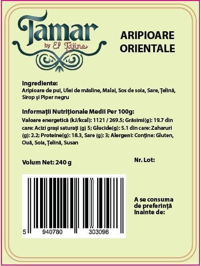 Tamar Aripioare orientale 5 bucati