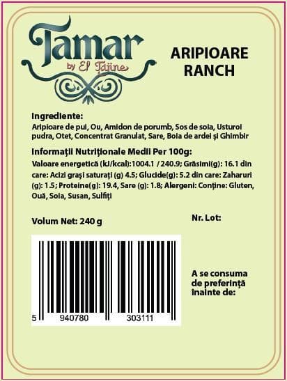 Tamar Aripioare ranch 5 bucati