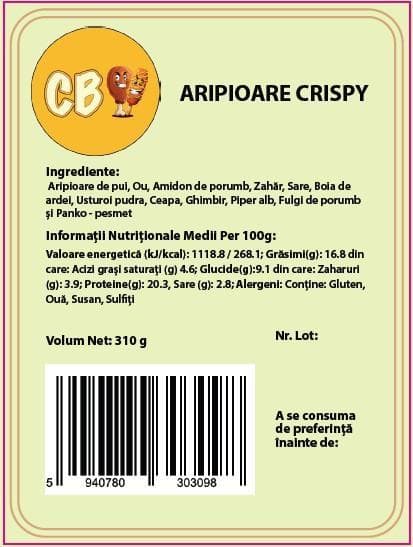 Crave Bites Aripioare crispy 5 bucati