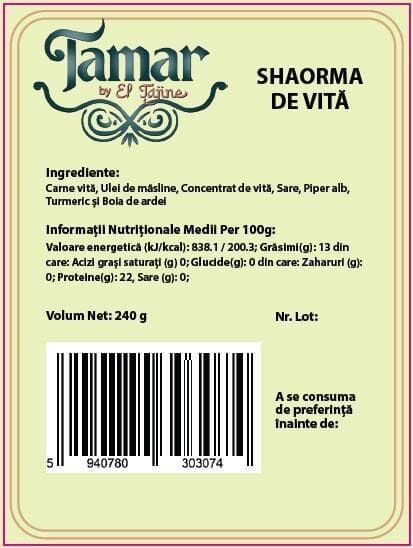 El Tajine Shaorma de vita
