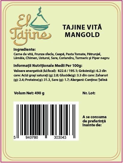 El Tajine Luxury Tajine Beef Mangold