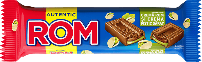 Rom Baton de ciocolata cu fistic