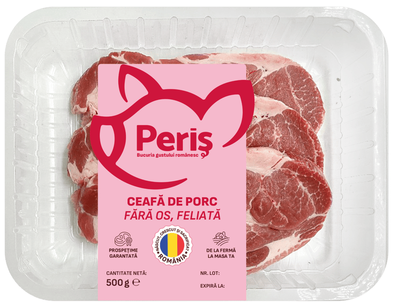 PERIS Ceafa de porc fara os, feliata
