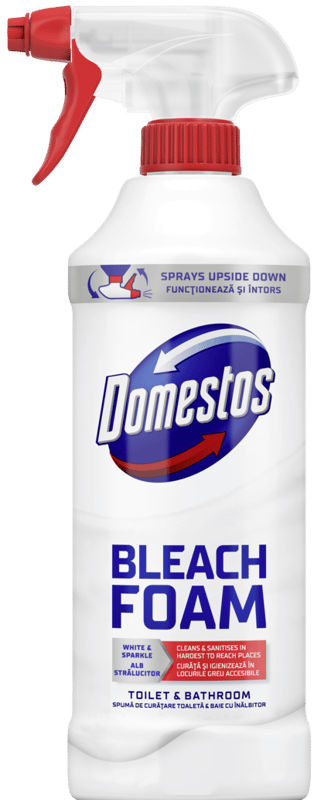 Domestos Power Foam Spray Bleach 435ml