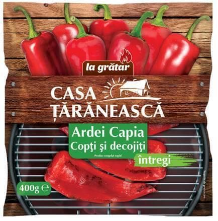 Casa Taraneasca Ardei capia copti intregi la gratar