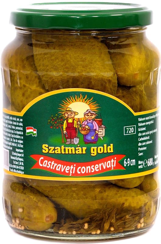Szatmar Gold Castraveti mutrati in otet, 6-9 cm