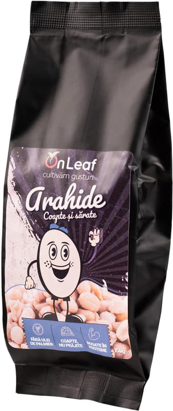 OnLeaf Alune coapte si sarate, cu ulei de cocos