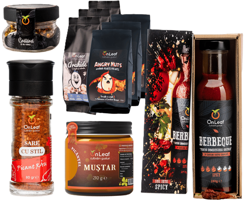 OnLeaf Spicy Pack: griller's taste kit on the jar