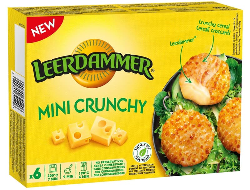 Leerdammer Mini Crunchy Cascaval pane
