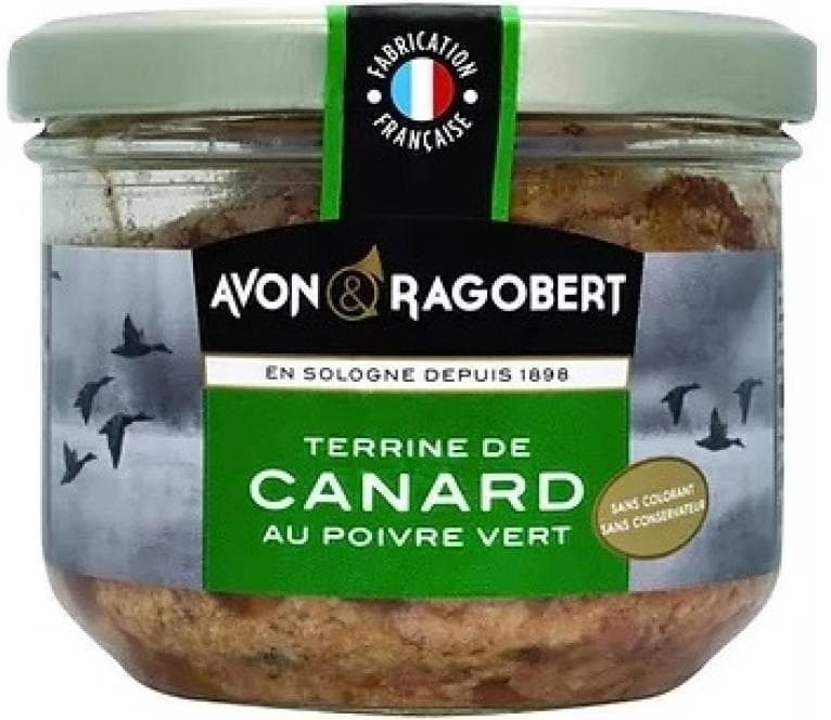 Avon & Ragobert Duck terina with green pepper