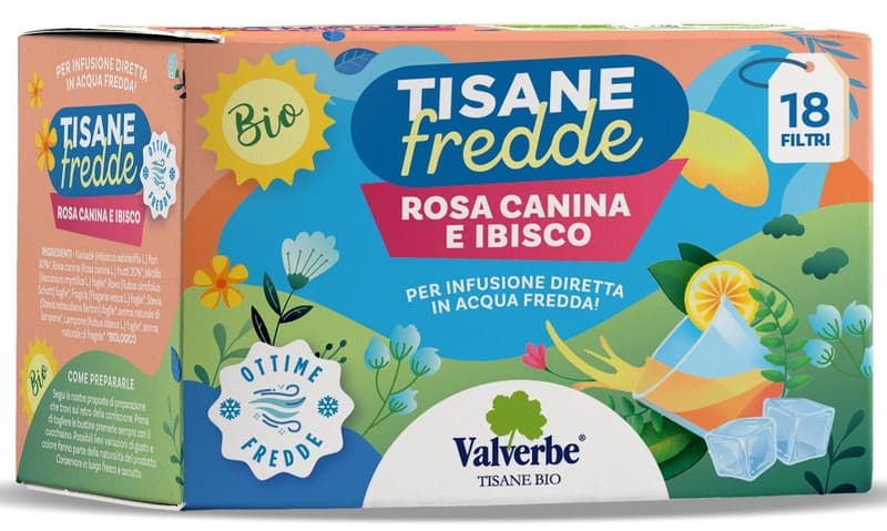Valverbe ECO Iced tea with hibiscus and rosehips 18 sachets