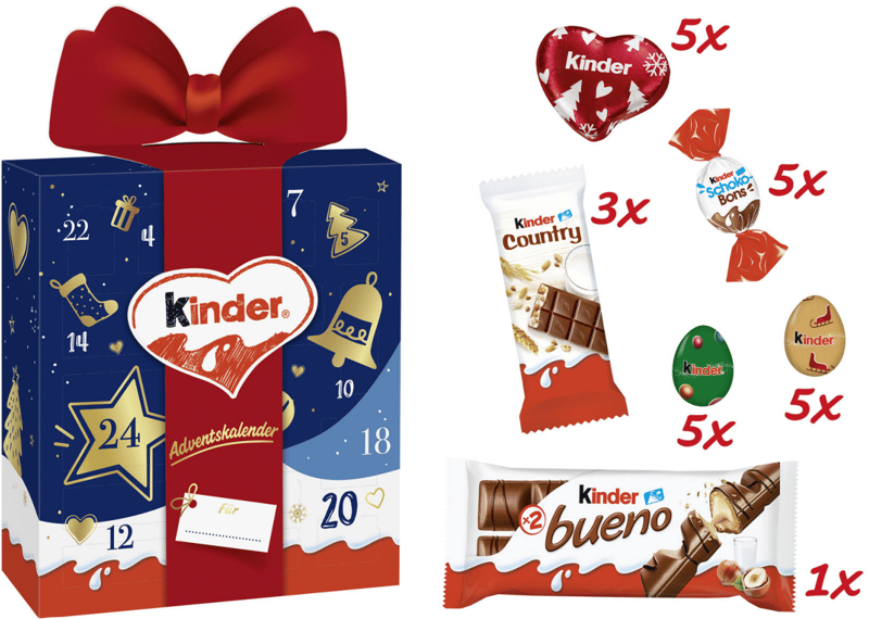 Kinder Mix Gift-Advent Calendar 214 g