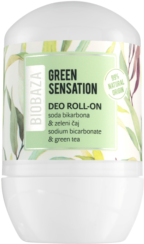 Biobaza Green Sensation Deodorant roll-on natural pe baza de bicarbonat pentru femei