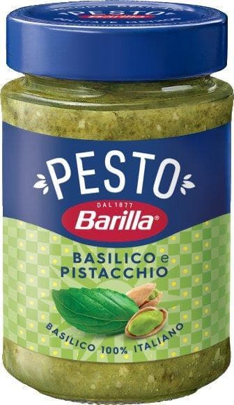 Barilla Sauce with pesto and pistachios