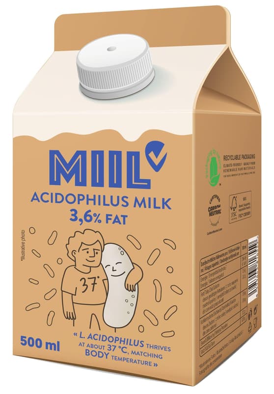 Miil Lapte acidofil 3.5% grasime