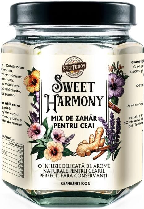 SpiceFusion Sweet Harmony Mix de zahar pentru ceai