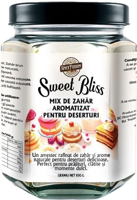 SpiceFusion Sweet Bliss Mix de zahar aromatizat pentru deserturi