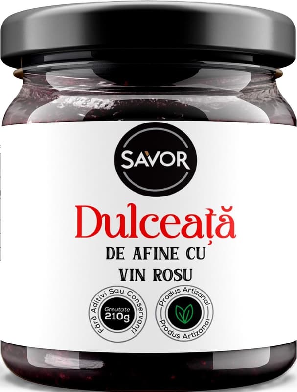 Savor Dulceata de afine cu vin rosu