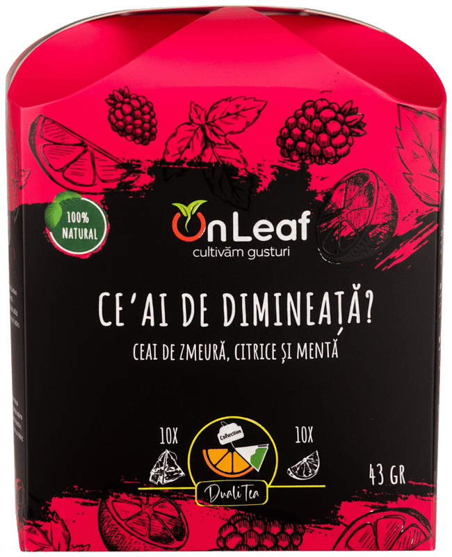 OnLeaf Raspberry, Citrus & Mint Tea