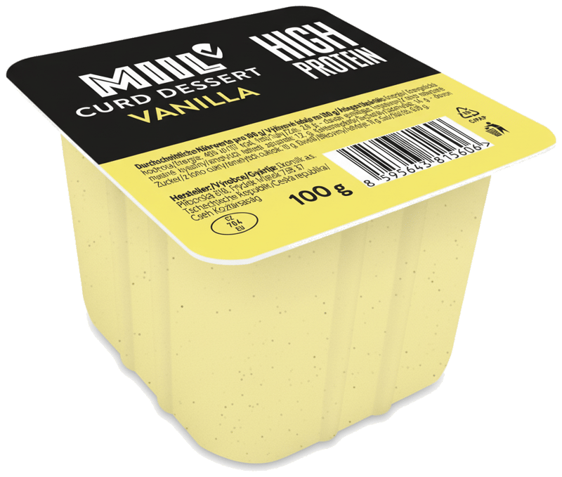 MIIL High protein vanilla curd dessert