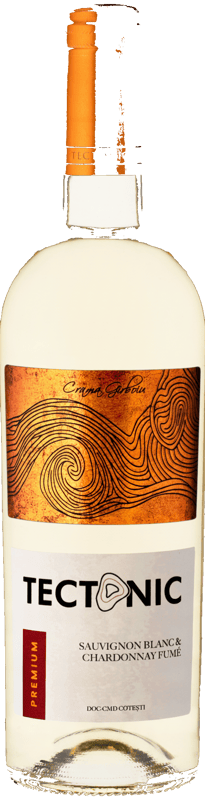 Tectonic Sauvignon Blanc & Chardonnay Fume DOC CMD Cotesti Vin alb sec