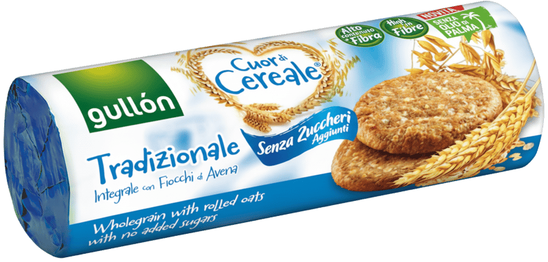 Gullon Traditional biscuits with whole wheat flour and oatmeal, without sugar
