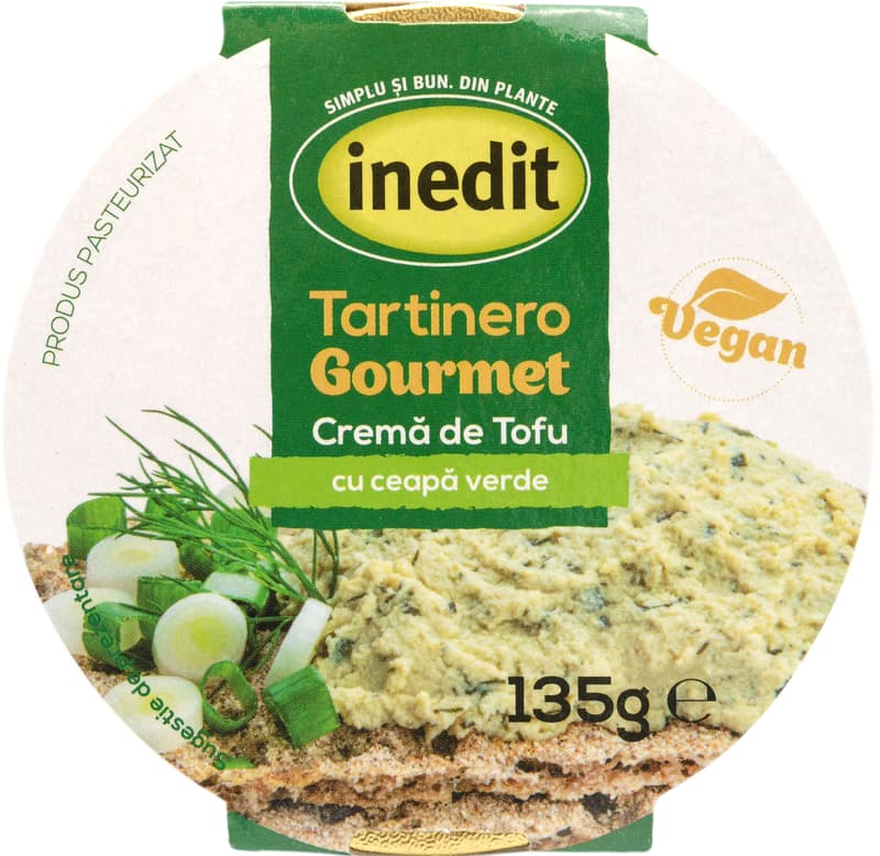 Inedit Gourmet Crema de tofu cu ceapa verde