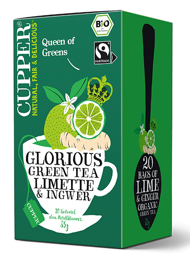 Cupper ECO Ceai Verde Lamaie si Ghimbir