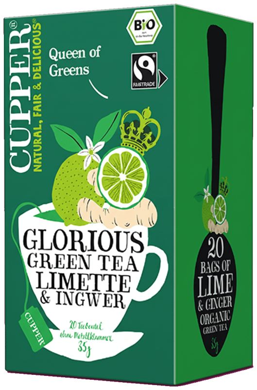 Cupper ECO Ceai Verde Lamaie si Ghimbir