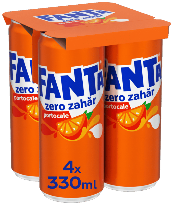 Fanta Orange Zero Sugar Carbonated Soft Drink Dose
