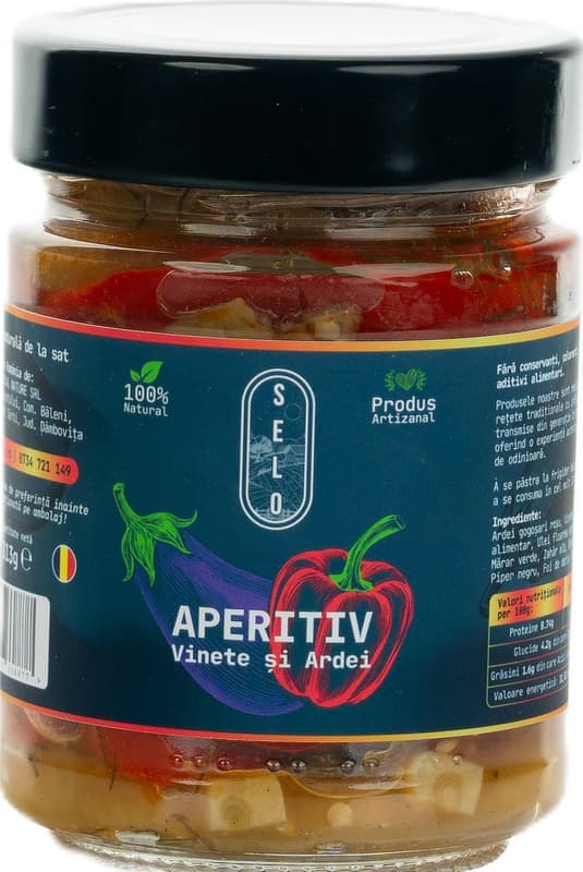 Selo Aperitiv cu vinete si ardei