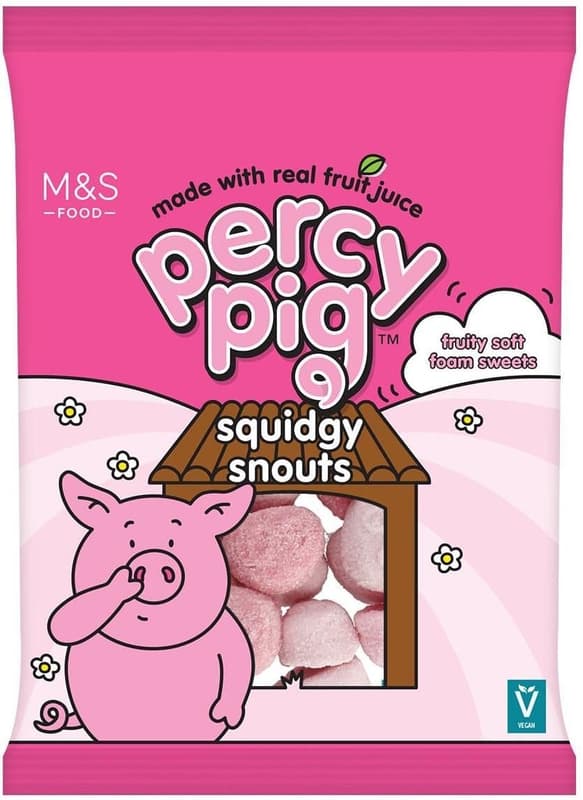 Marks & Spencer Food Percy Pig Squidgy Snouts