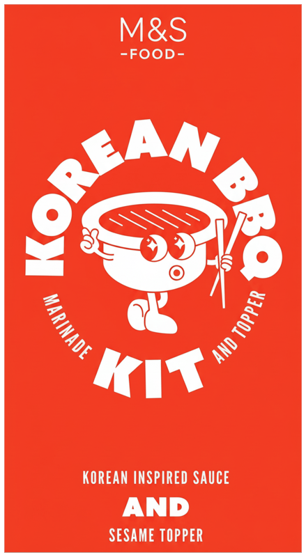 Marks & Spencer Kit de condimente BBQ coreean
