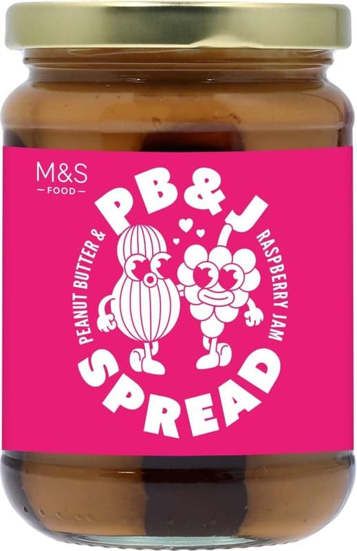 Marks & Spencer Unt de arahide si dulceata de zmeura