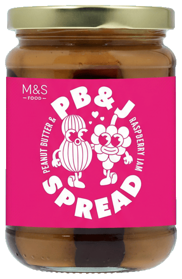 Marks & Spencer Unt de arahide si dulceata de zmeura