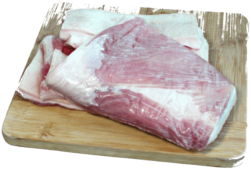 PORK MEAT AND SALT Pork bacon